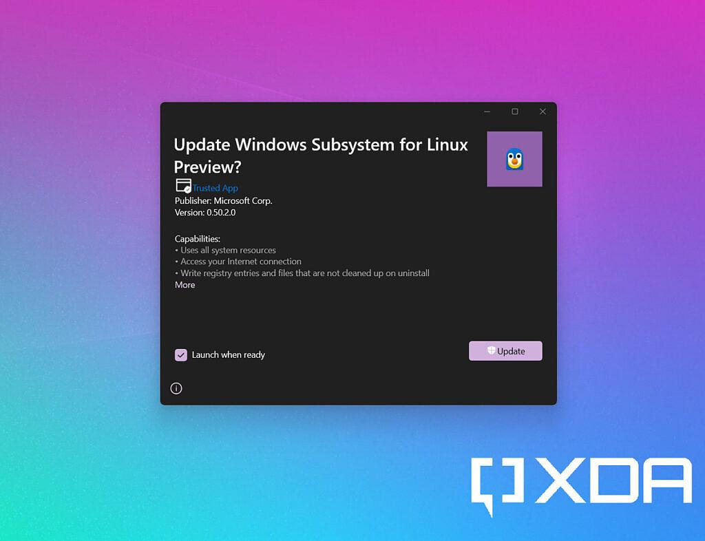 Windows Subsystem for Linux gets a new icon and updated Linux kernel in its latest update