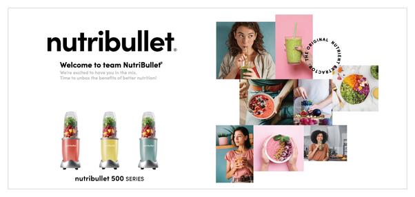 高性能ハイパワーブレンダーでおなじみの 「nutribullet(ニュートリブレット)」が10月22日(金)より 「nutribullet」のスタンダードモデル 「nutribullet 500 series」の発売を開始します。 