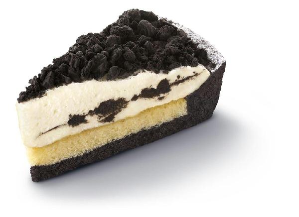 ザクザク食感のオレオクッキーと上下に重ねた2種類のクリームチーズが大人の味わい「オレオ(R) クッキー チーズケーキ」初登場！ 
