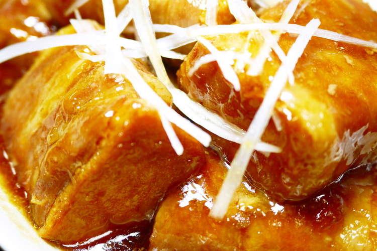 具材と煮汁を鍋に入れたらほったらかしで約10分!「厚揚げととりひきのしょうが煮」