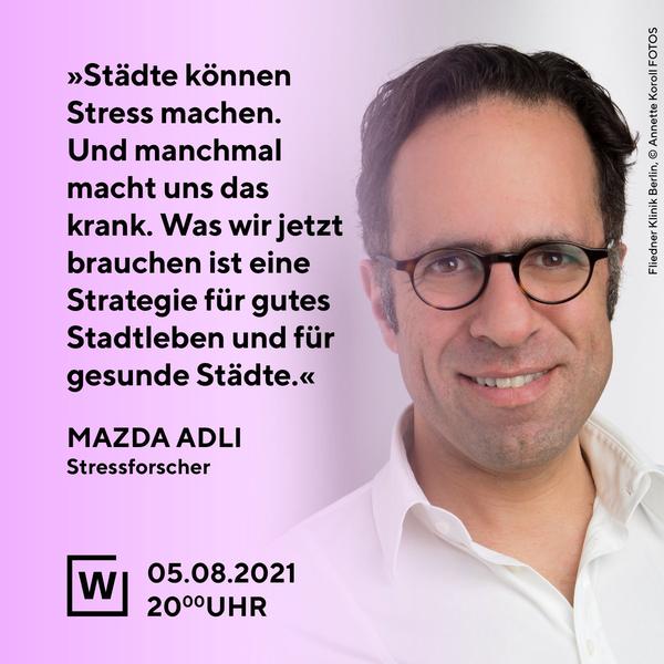 Stressforscher Mazda Adli: "Das Leben in der Stadt ist für viele Menschen stressiger geworden" | rbb24