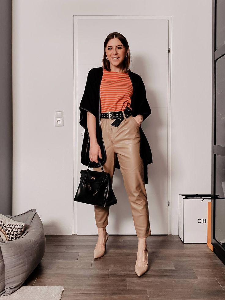 Skillfully combine leather pants for women - 20 street style outfits