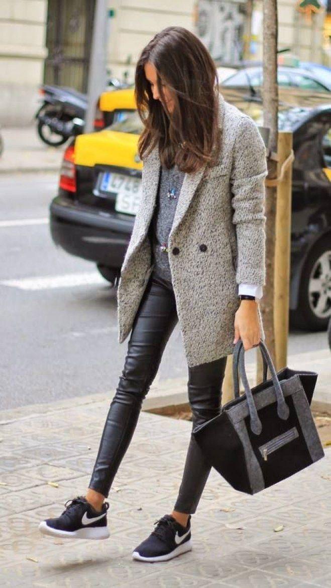 Lederhose für Damen gekonnt kombinieren – 20 Street Style Outfits 