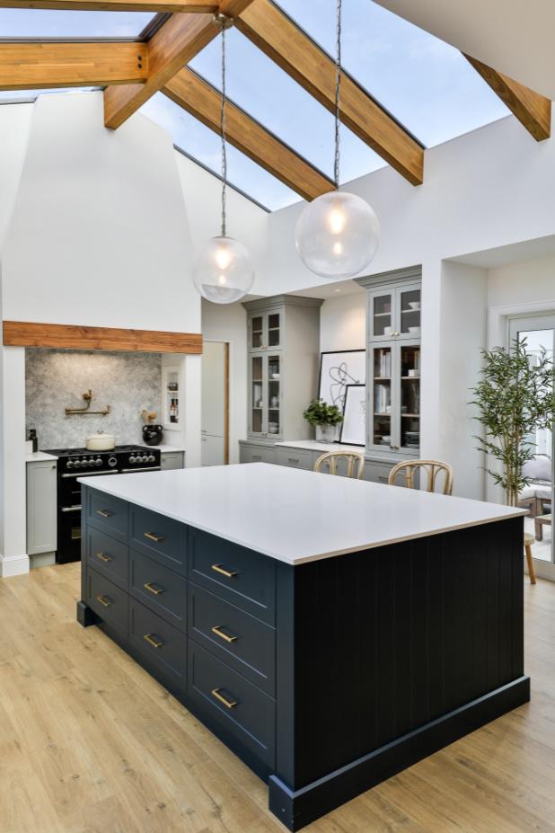 Kitchen of the Week: Relocated 100-year-old 'Billy Thomas' house gets stunning addition