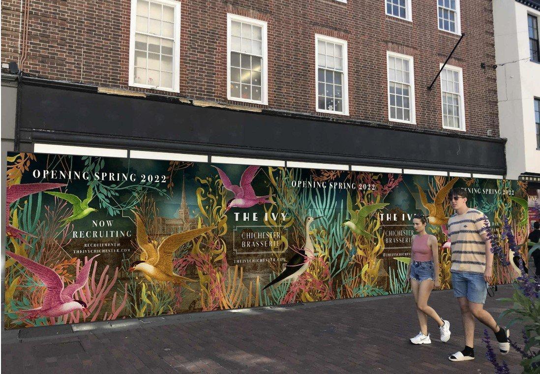 ‘Classy’ design for restaurant front approved as The Ivy is one step closer to opening in Chichester