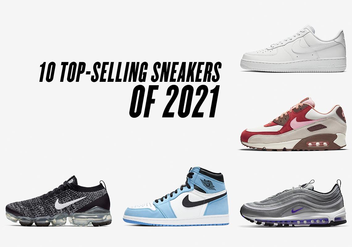 Top 10 best -selling sneakers 2021