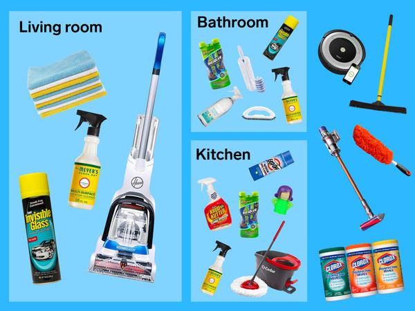 The 17 best cleaning products for every room in your home, from the kitchen to the bathroom