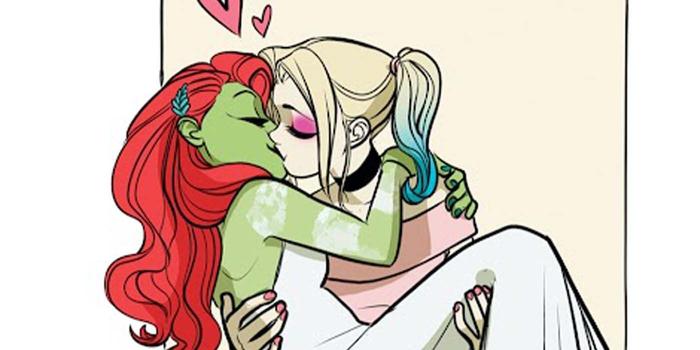 www.cbr.com Harley Quinn and Poison Ivy Lock Lips in Stunning Cosplay
