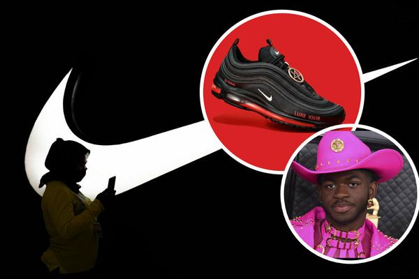 Nike complains against "Satan shoe" with real human blood by rapper lil nas x