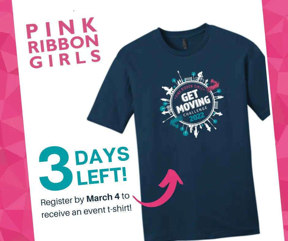Join Pink Ribbon Girls in the 2022 Get Moving Challenge 