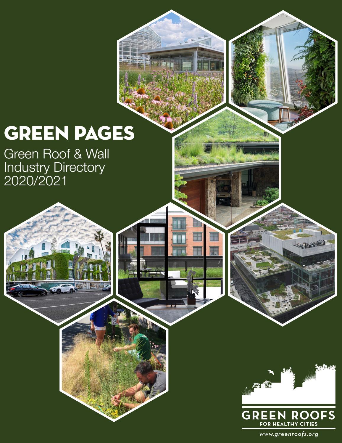 The Green Pages: Green Roof & Wall Industry Directory 2022 is Now Available Online