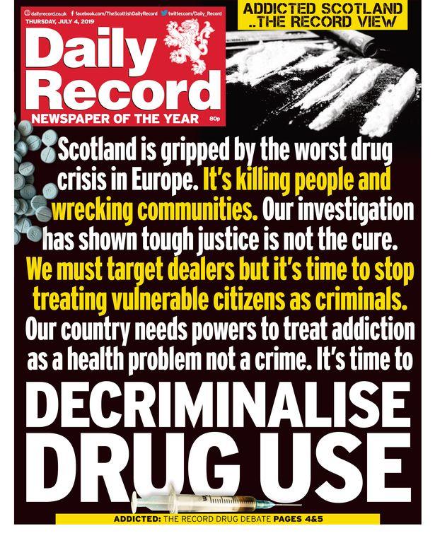 Scotland praised for efforts to tackle drug deaths epidemic as new league table is launched 