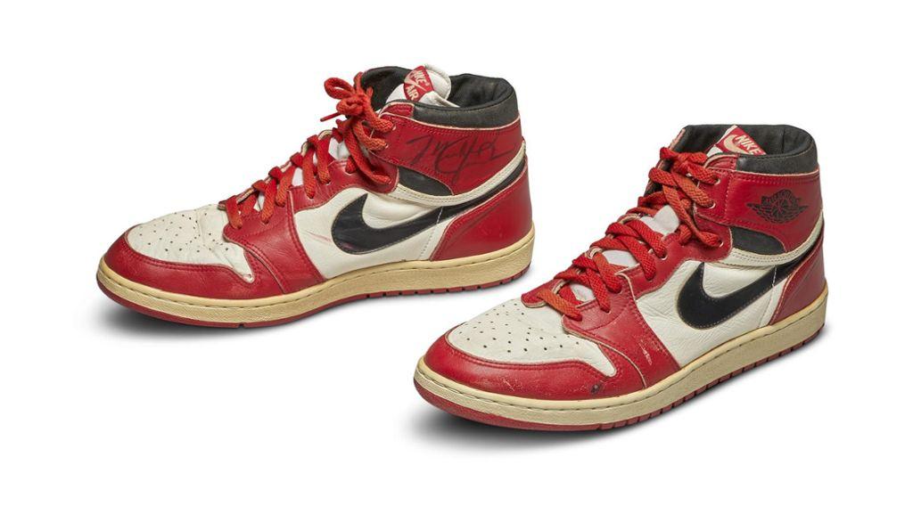 Michael Jordan: Nike Air Jordan 1S von 1985 für 500.000 Euro versteigert - Weltrekord