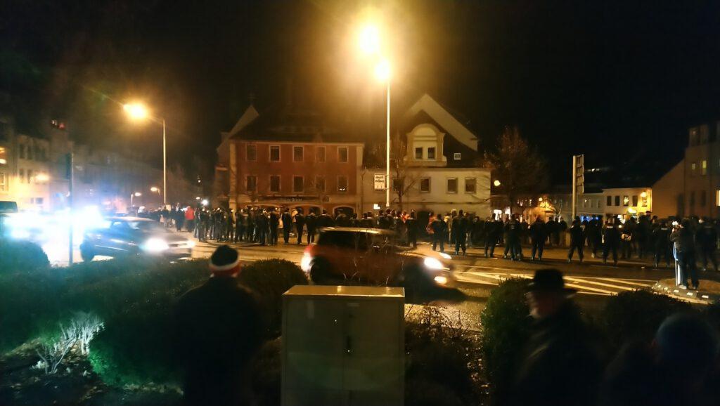 Massives Polizeiaufgebot unterbindet Demo in Bautzen