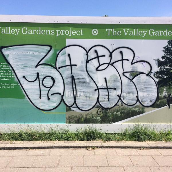 Arrest made after 'mindless vandalism' of Brighton gardens