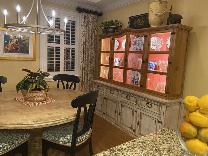 Home Makeover: 5 steps add pizzazz to a kitchen hutch