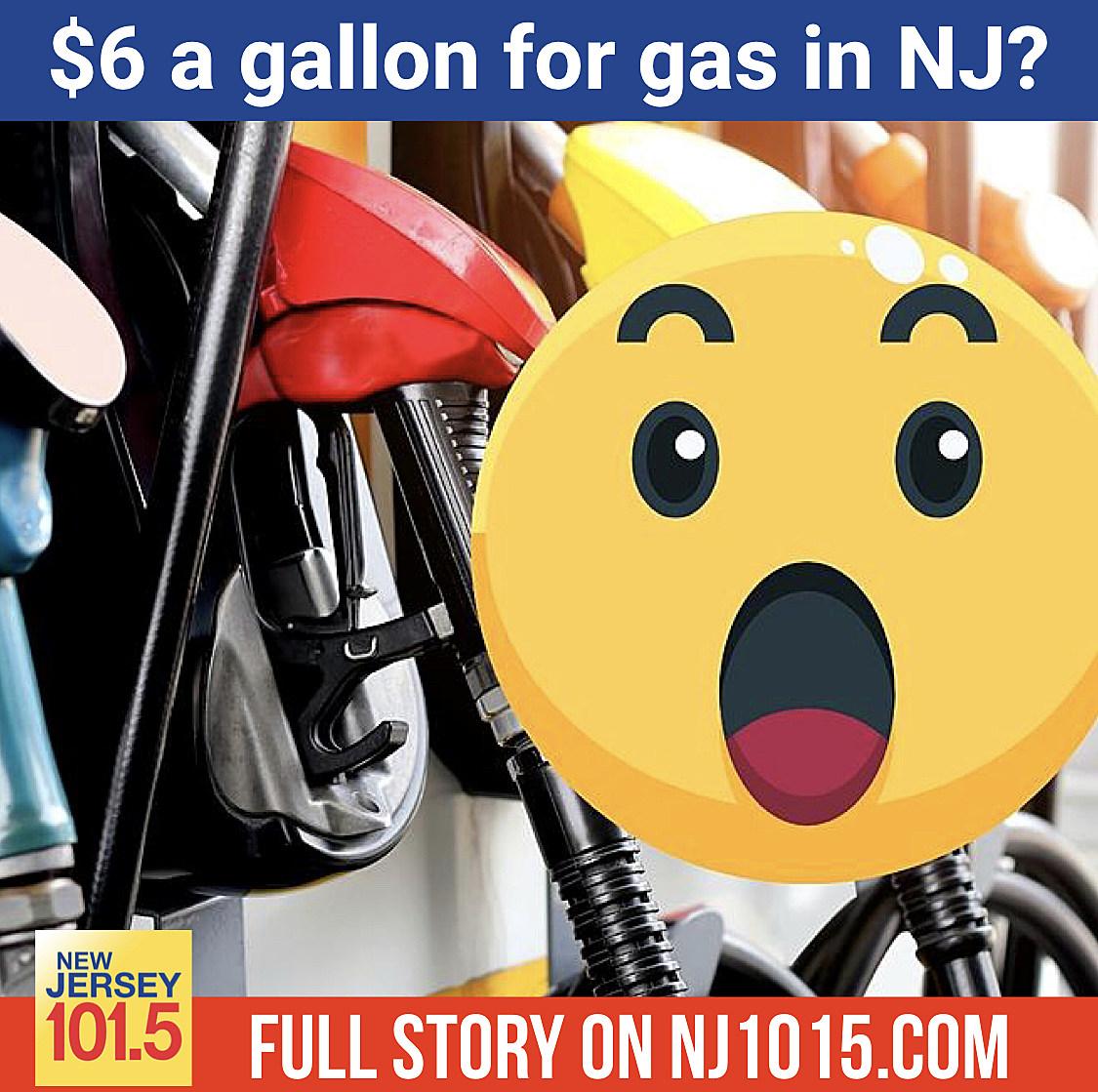 Nearly $6 a gallon? This could be the most expensive gas in NJ
