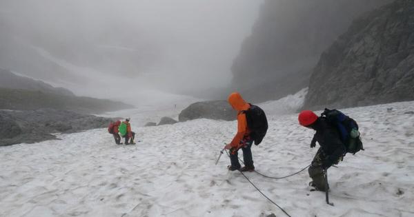 Hochkönig: Six climbers at Königsjodler -Ketttersteig - Salzburg24 Person Facebook Twitter WhatsApp