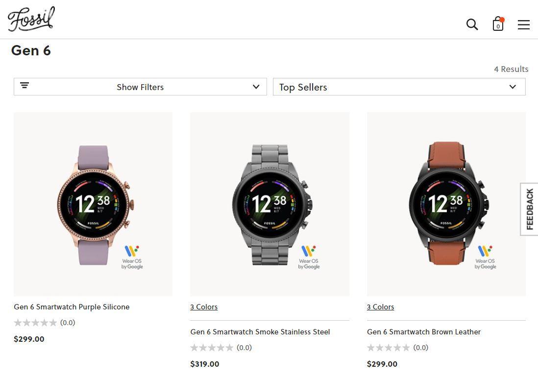 Fossil launches pre-orders for Gen 6 smartwatch with Snapdragon Wear 4100+ Wear OS 3 update next year
