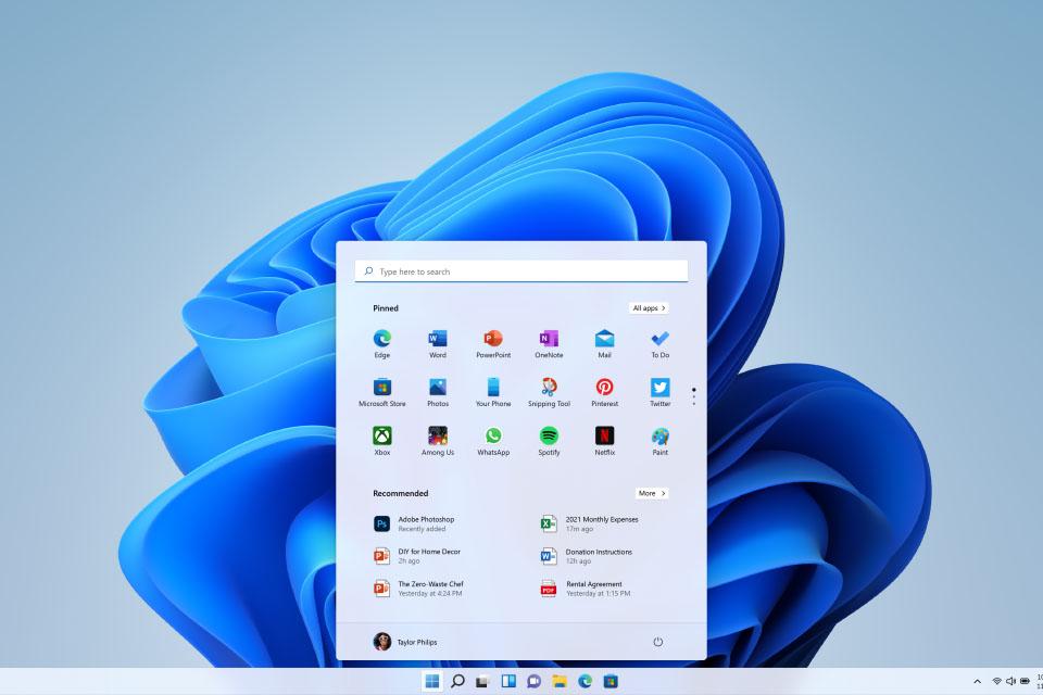 「Windows 11」発表、Teamsを統合しタスクバーからチャットが可能に - INTERNET Watch 