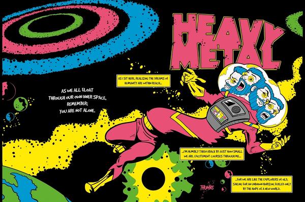 Comic magazine old "HEAVY METAL", NFT to issue Digital Collectors Items | BRIDGE (Bridge) Technology & Startup Information