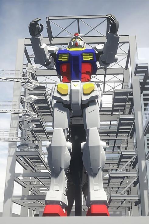 【速報】「動く実物大ガンダム」ついにポージングが明らかに　頭部と本体の取付も完了、RX-78F00誕生のバックストーリーも発表 