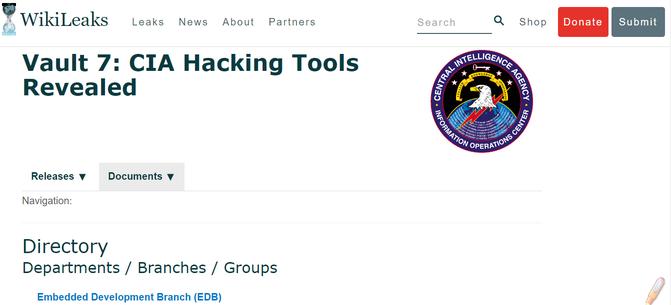 WikiLeaks、CIAのハッキング手法を示す文書を大量公開--スマホやスマートテレビも標的か - CNET Japan 