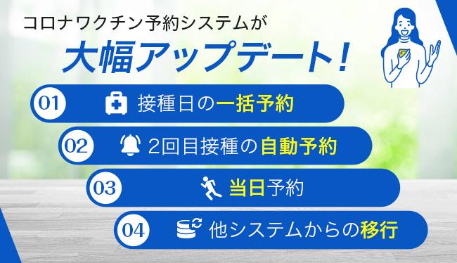 「コロナワクチン予約管理システム」を3回目接種に向け、大幅改修開始｜サイシードのプレスリリース 