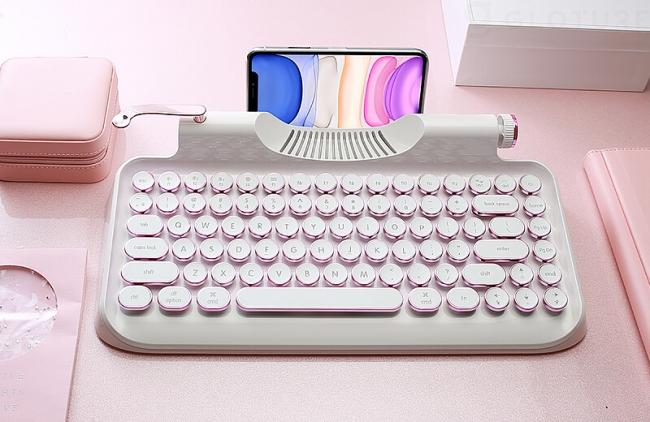  [Popular thin product] "Rymek Mechanical Keyboard" is back in stock! A fusion of typewriter-like design and advanced technology! [Compatible with iPhone / Android / Windows / Mac] Corporate Release | Nikkan Kogyo Shimbun Electronic Edition