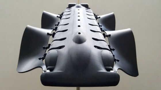 「イカ型潜水ドローン」が誕生、ウネウネ動くヒレで水中を泳ぐように移動|au Webポータル経済・ITニュース