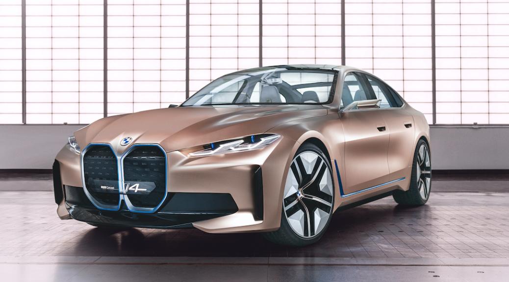 テスラとガチンコ勝負　BMWの4ドアEVクーペ「i4」の日本導入開始（ENGINE WEB） - Yahoo!ニュース