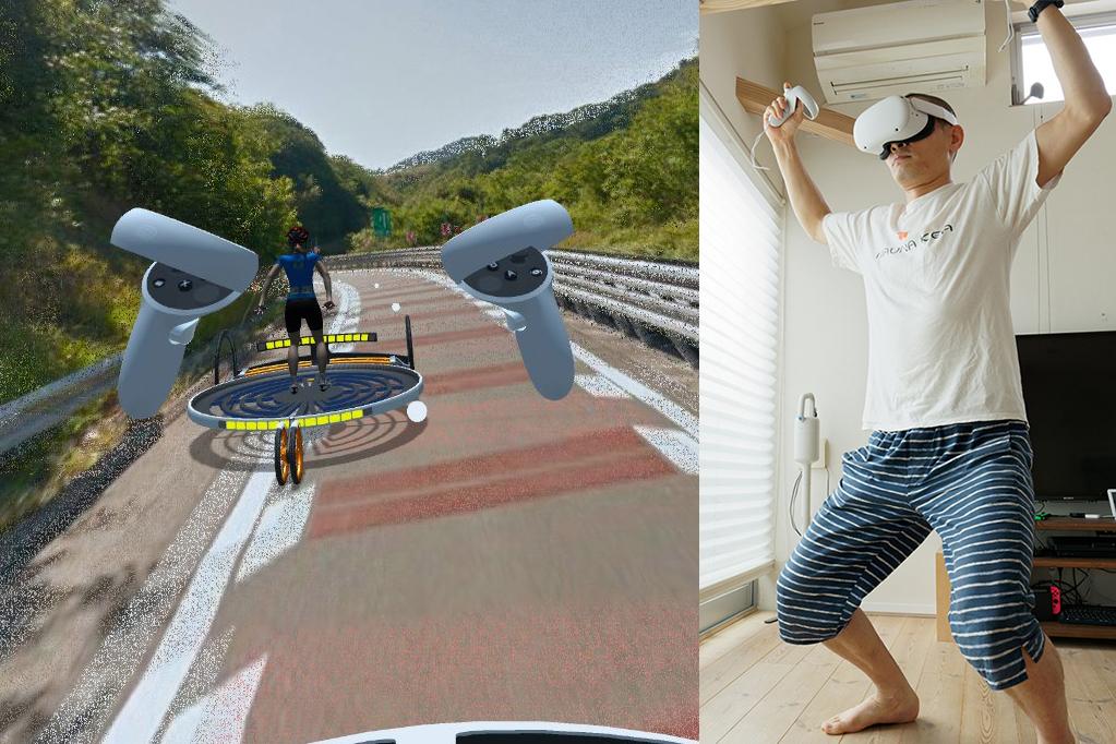 [Takashi Hinuma's body!] For the VR Fitness app "VZFIT", to the best virtual cycling experience -AV Watch