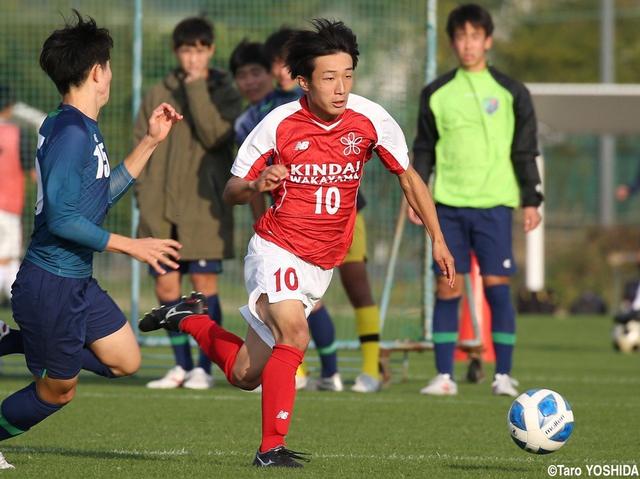「まさかやったな」「やったるで」。近大和歌山の注目2年生MF畑下葵はU-16代表候補との旧友対決に闘志 