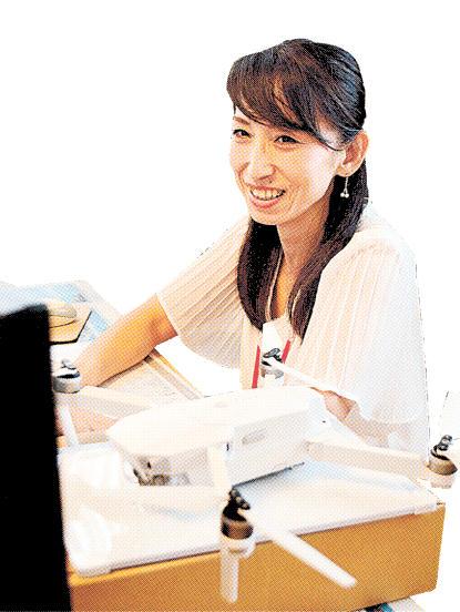 Tegrols fire brigade members / administrative scrivener [Kochi Woman] with the second life drone ｜ Your Shizuoka Shimbun