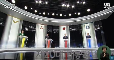 大統領選候補テレビ討論、尹錫悦候補「防疫失敗の責任を取るべき」 vs 李在明候補「マスクをきちんとつけないくせに」＝韓国