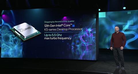 Intel, the 12th generation Core KS series that can boost up to 5.5GHz.GPU "ARC" is also a demonstration