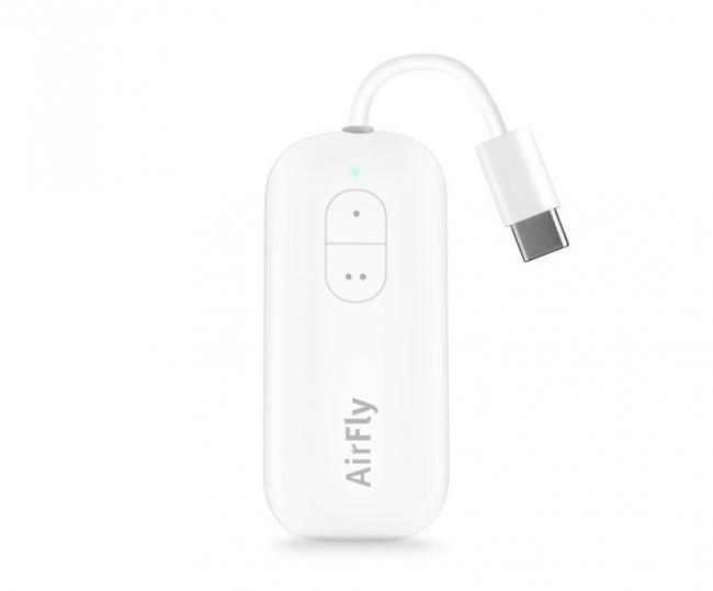 最大20時間使用可能！2つのワイヤレスイヤホンを同時に利用可能にするBluetoothトランスミッターのUSB-C版「Twelve South AirFly USB-C」