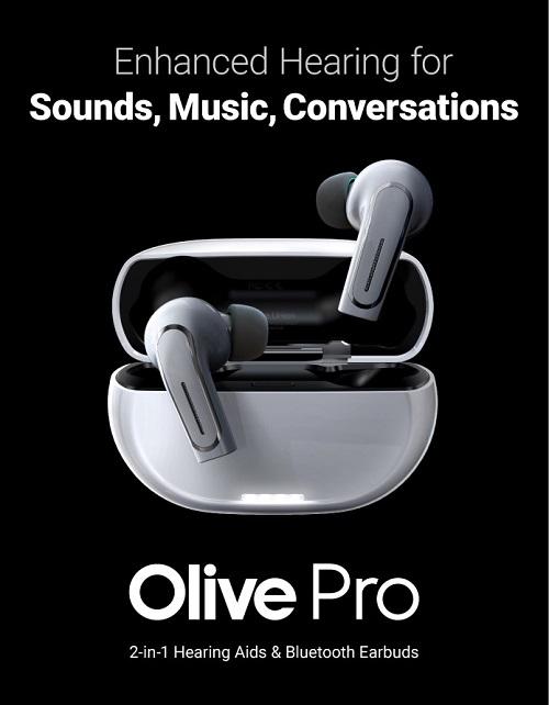 新しいものづくりがわかるメディア 聴力に合わせて音を最適化——補聴器にもなるBluetoothイヤホン「Olive Pro」