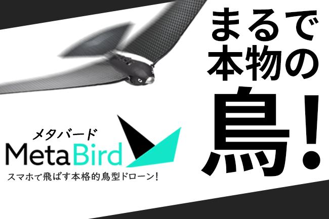 Won a gold medal at an international competition! The second real bird-shaped drone equipped with many patented technologies!  "MetaBird" Achieving the target support amount of 1500% in just 4 days from the start of domestic crowdfunding!