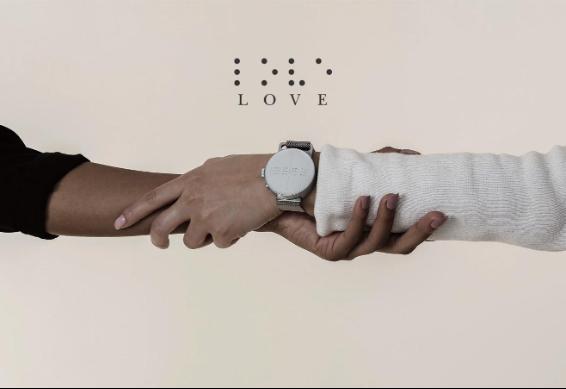 Presenting a Braille smart watch "DOT Watch" to visually impaired people all over Japan "LOVE BY DOT" campaign is underway for 22,000 visually impaired people all over Japan