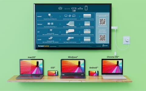 スマホ画面を無線でテレビに映せる4K対応HDMIドングルレシーバー - AV Watch 