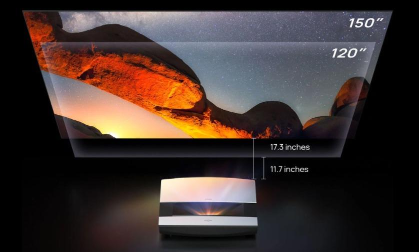 壁際に置けばテレビは不要。UHD 4K画質のレーザープロジェクター｢XGIMI AURA｣  