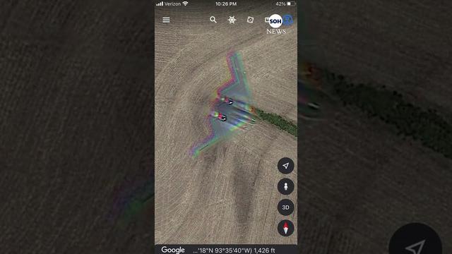 飛行中のステルス爆撃機が「グーグルマップ」に映り込んでいた（ニューズウィーク日本版） - Yahoo!ニュース 