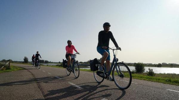 Vuelo de cruce y bicicleta: en los Países Bajos se pueden combinar ambas cosas