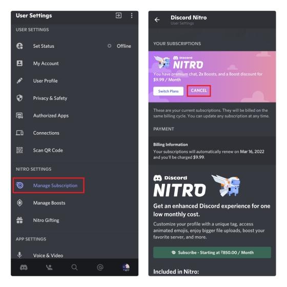 How to Cancel Discord Nitro - Followchain 