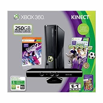 Amazon.com: Xbox 360 250GB Holiday Value Bundle with Kinect  