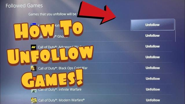 How To Unfollow Games On The PlayStation 5 