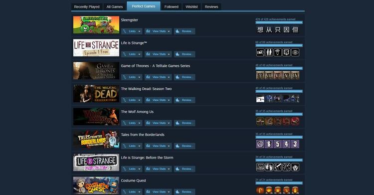 Steam shows your 'perfect games' now, experiments with 'open 