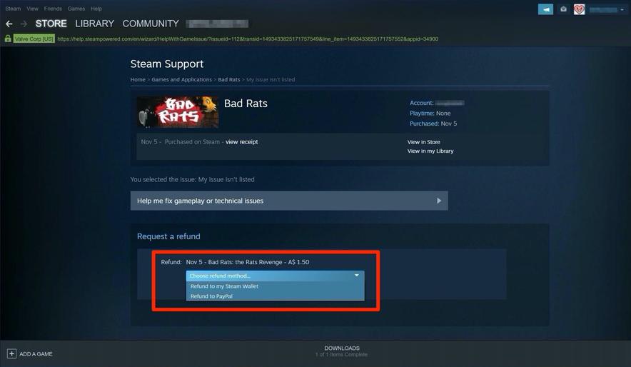 You can refund games you buy on Steam, but there's a time 