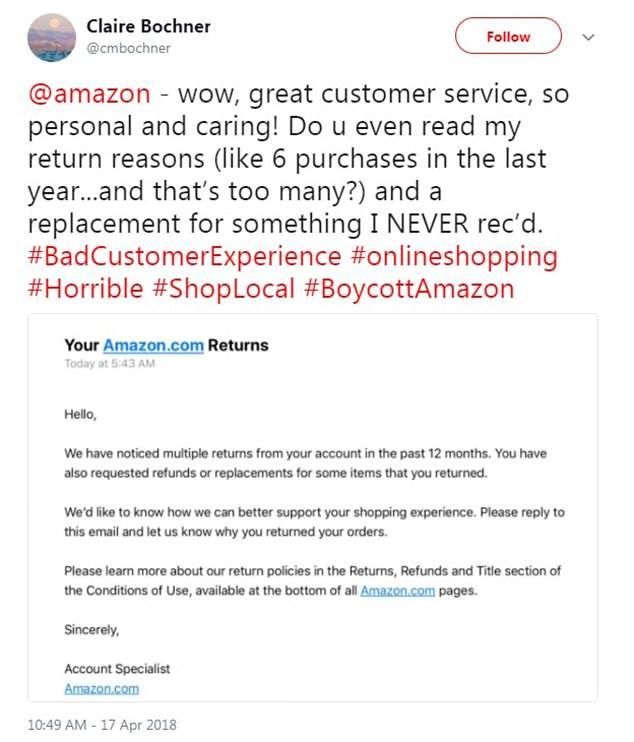 Can you get banned from Amazon for making too many returns  